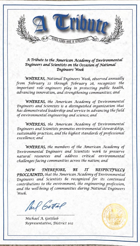 AAEES Engineers Week Tribute